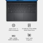 Dell 15.6 Laptop, FHD, Intel Core 3 100U, 8GB RAM, Windows 11 Home - Image 8