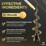Elevate Hair Regrowth Treatment 5% Minoxidil Solution for Hair Growth - Extra Strength Topical Hair Growth Serum for Thicker, Fuller Hair 2 Fl Oz Made in USA - Image 4