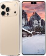 Ecshock 17PM Unlocked Phone | Cell Phone Android 15.0 | 16+512GB Smartphone| 6.99" HD Display | Long Battery Life 7000mAh | 68+108MP Zoom Camera| Fingerprint Lock | with Dual SIM (Gold)