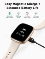 Smart Watch Built-in Alexa, Answer & Make Calls, 1.83" Fitness Watch IP68 Waterproof, Heart Rate, Sleep & Stress Monitor, Step Counter Smartwatch for Women Men, Compatible with Android iOS - Image 9