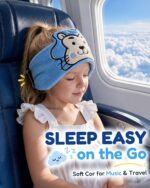 Kids Headphones Wireless, Toddler Headphones Sleep Mask for Travel - Image 2