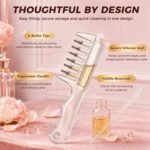 Scalp Oil Applicator Comb, Hair Serum Dispenser with Roller Ball - Image 3