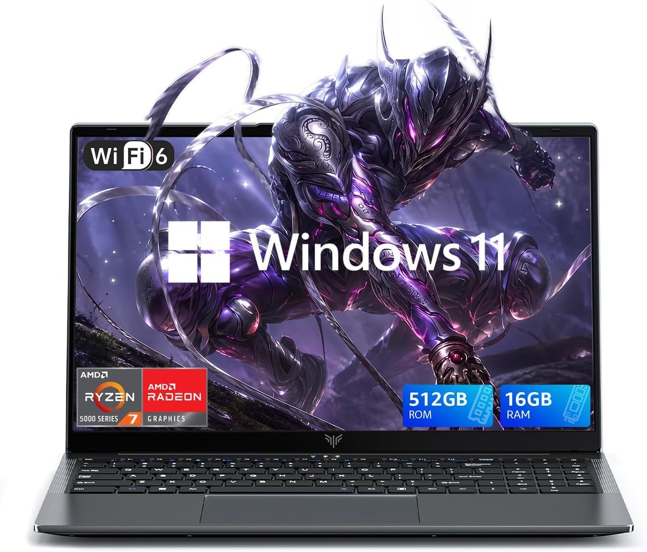 71PnOLVS77L._AC_SL1500_.jpg Light Gaming Laptop, ΑΜD Ryzen 7 5700U(Up to 4.3GHz), 16GB RAM 512GB SSD - Image 1