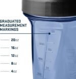 YETI Yonder Helimix Vortex Blender Shaker Bottle Holds up to 20oz | No Blending Ball or Whisk | USA Made | Portable Pre Workout Whey Protein Drink Shaker Cup | Dishwasher Safe, Navy - Image 4