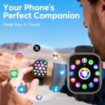 Smart Watch for Men & Women, 1.88" HD Screen, 120+ Sports Modes Black - Image 6