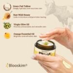 Beef Tallow Honey Balm for Skin: 100% Grass Fed Whipped Organic Moisturizer with Organic Raw Honey, Jojoba Oil, Vitamin E – Natural Face and Body Care for Mature, Dry or Sensitive Skin, 2oz - Image 3