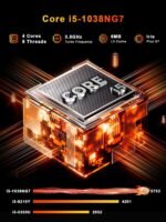 XNQ Laptop Computer, 18 Inch Gaming Laptop 2026, Window 11 Pro Lap Top PC, Core i5-1038NG7, 16GB RAM 1TB TF Expand, 512GB SSD, 1080p FHD IPS, Fingerprint, Wifi6 Business, School, Work, Student, Kids - Image 5