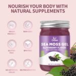 15 OZ Irish Sea Moss Gel, Raw Sea Moss and Elderberry Mixture - Image 3