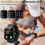 Smart Watch (Answer/Make Calls), 1.96" HD New Smartatch for Men Women,113+ Sport Modes Fitness Tracker with Heart Rate/Sleep Monitor/Pedometer/Calories, , IP68 Waterproof Running for Android iOS - Image 4