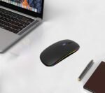 WREANU Wireless Mouse, Rechargeable Bluetooth Mouse for Laptop (Black) - Image 7