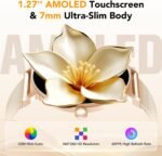 Smart Watches for Women, 1.27" AMOLED Health Fitness Tracker with Bluetooth Calling (Answer/Make Calls), 120+ Sports Modes, Timer, IP68 Waterproof Watch for Android/iPhone - Image 2
