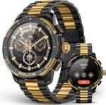 SOUYIE SW-7 Lux Smart Watch for Men, 1.43" AMOLED, AI Voice, Bluetooth Call