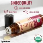 UpNature Beauty Castor Oil Roll On Eye Roller - Roller Ball for Face, Eyes - Image 6