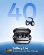 Clip On Earbuds Wireless Bluetooth 6.0, Over Ear Earbuds with Hooks, 60H Playtime IPX7 Waterproof Earphones with Dual Mics, Ultra-Comfort Sports Earbuds for Running Gym Cycling Workout - Image 4