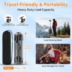 XXZU 75" Camera Tripod,Aluminum Tripod for Camera Phone/Monopod with Remote - Image 8