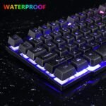 RGB Gaming Keyboard and Colorful Mouse Combo,USB Wired LED Backlight,Letter Glow,Mechanical Feeling for Laptop PC Computer Game and Work - Image 5