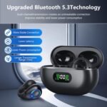 Open Ear Headphones Bluetooth 5.3 Wireless Bone Conduction Clip On Earbuds - Image 3