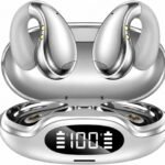 Ultra Open Ear Earbuds, Wireless Clip On Headphones with Open-Ear Comfort