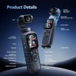4K Vlogging Camera, Pocket Digital Camera, 330° Rotating Lens - Image 8