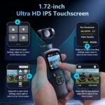 4K Vlogging Camera, Pocket Digital Camera, 330° Rotating Lens - Image 4