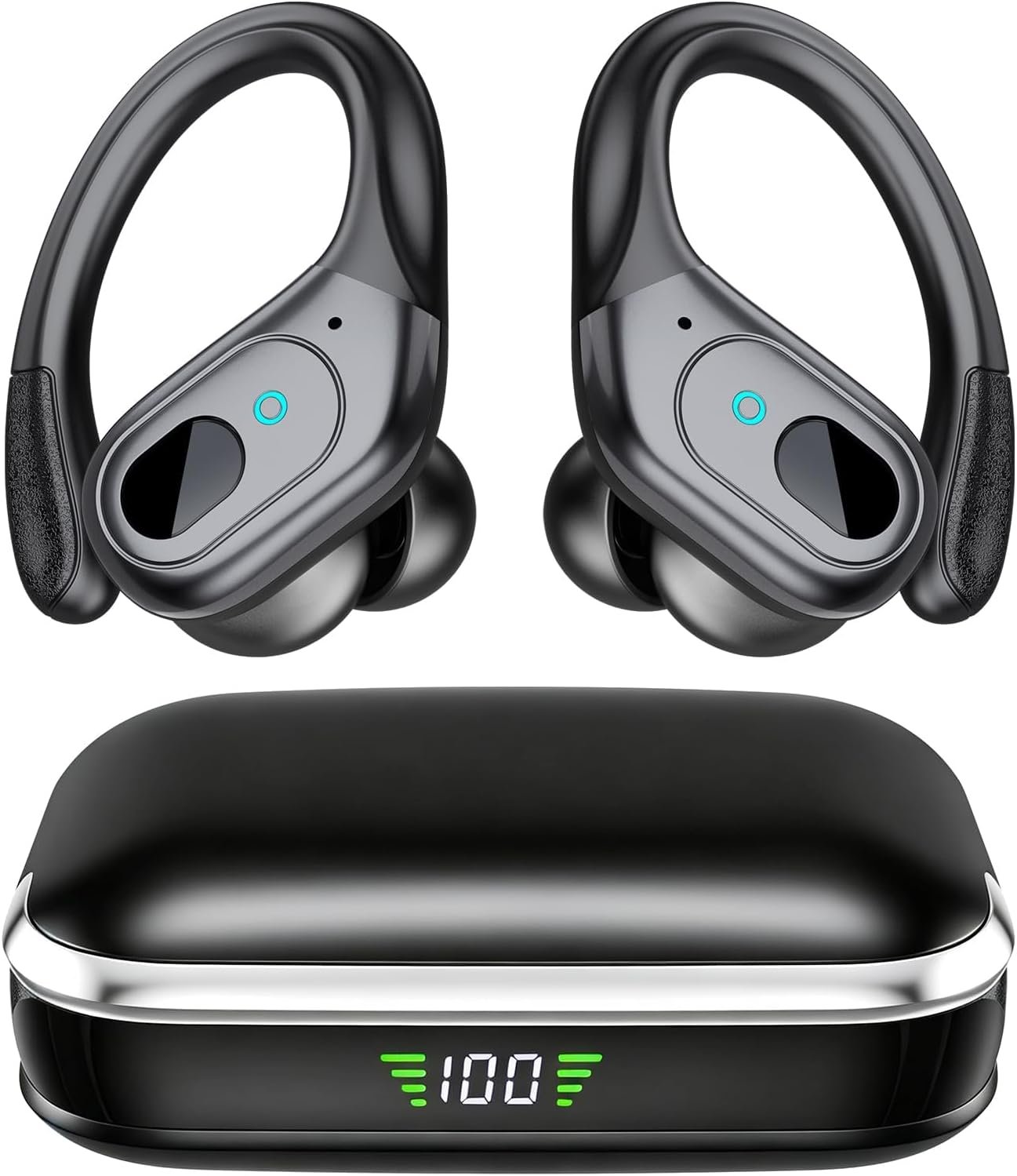 71j4lk053LL._AC_SL1500_.jpg Wireless Earbuds, Sports Bluetooth Headphones, Running Headphones - Image 1