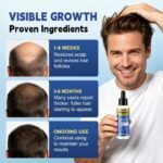 8 Pack 5% Minoxidil Hair Growth Treatment for Men and Women, Extra Strength Minoxidil Liquid Solution for Thicker, Fuller Hair, Beard Growth Serum, Biotin & Castor Oil Enriched,8 Month Supply - Image 7