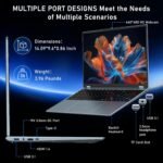 NAIKLULU Gaming Laptop,Window 11 Pro Laptop Computer, 16 Inch Lap Top,16GB RAM 1TB SSD PC 2026,MX350 Graphics,N95 4C/4T Processor(up to 3.4Ghz),Backlit Keyboard,FHD 1920 * 1200 Display,WiFi 5,BT4.0 - Image 5