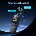 4K Vlogging Camera, Pocket Digital Camera, 330° Rotating Lens - Image 5