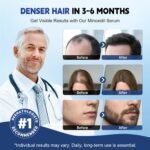 8 Pack 5% Minoxidil Hair Growth Treatment for Men and Women, Extra Strength Minoxidil Liquid Solution for Thicker, Fuller Hair, Beard Growth Serum, Biotin & Castor Oil Enriched,8 Month Supply - Image 4