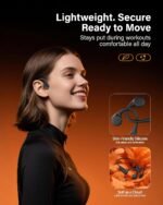 Bone Conduction Headphones Upgrade Bluetooth 6.0 Open Ear Earbuds with Mic, Balanced Audio, Reduced Sound Leakage, IP54 Waterproof Secure Fit, Wireless Sports Headphones for Running, Workout & Cycling - Image 4