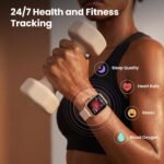 Smart Watch for Women, Health and Fitness Watch for iPhone/Android, Make Call and Message Notice, 24/7 Heart Rate/Sleep/SpO2 Tracker, 1.85" HD Smartwatch with 120 Sport Modes, IP68 Waterproof - Image 4