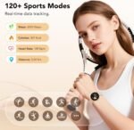 Smart Watches for Women, 1.27" AMOLED Health Fitness Tracker with Bluetooth Calling (Answer/Make Calls), 120+ Sports Modes, Timer, IP68 Waterproof Watch for Android/iPhone - Image 5