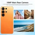 4G Unlocked Smartphone, 6.6" InCell HD Display, 4GB RAM + 32GB ROM Expandable to 256GB, 16MP+13MP Camera, Android 12, Dual SIM + MicroSD Slot, Face Unlock, Type-C with OTG (Pink) - Image 3