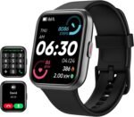 Tensky Smart Watch for Men/Women Android/iPhone/Samsung, Alexa Built-in, 1.8" Touch Screen Fitness Tracker with Answer/Make Calls, 3ATM Waterproof Heart Rate/Sleep/SpO2 Monitor, 120+ Sport Modes