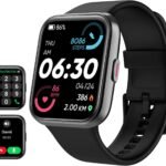 Tensky Smart Watch for Men/Women Android/iPhone/Samsung, Alexa Built-in, 1.8" Touch Screen Fitness Tracker with Answer/Make Calls, 3ATM Waterproof Heart Rate/Sleep/SpO2 Monitor, 120+ Sport Modes
