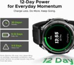 ANYWISE W1 LITE Smart Watches for Men, 1.43''AMOLED Mens Smart Watch for Android/iOS, 5ATM Waterproof Fitness, 170+ Sports Modes, Answer/Make Calls/12 Days Battery/Heart Rate/Sleep Monitor - Image 3