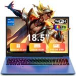 XNQ Laptop Computer, 18 Inch Gaming Laptop 2026, Window 11 Pro Lap Top PC, Core i5-1038NG7, 16GB RAM 1TB TF Expand, 512GB SSD, 1080p FHD IPS, Fingerprint, Wifi6 Business, School, Work, Student, Kids