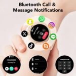 Smart Watches for Women, 1.27" AMOLED Health Fitness Tracker with Bluetooth Calling (Answer/Make Calls), 120+ Sports Modes, Timer, IP68 Waterproof Watch for Android/iPhone - Image 3