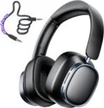 Active Noise Cancelling Headphones,78H Wireless Bluetooth Headphones,Black
