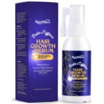 Hair Growth Serum, Biotin & Rice Water & Caffeine, Hair Growth Spray for Men & Women, Hair Oils for Hair Growth - Hair Thinning, Hair Regrowth, Fuller Hair, Enriched with Seven Herbal Extracts
