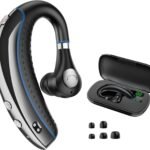 Bluetooth Headset, Bluetooth Earpiece, Wireless Headset with Mic for Work