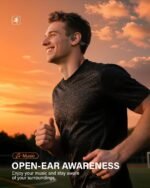 Bone Conduction Headphones Upgrade Bluetooth 6.0 Open Ear Earbuds with Mic, Balanced Audio, Reduced Sound Leakage, IP54 Waterproof Secure Fit, Wireless Sports Headphones for Running, Workout & Cycling - Image 7