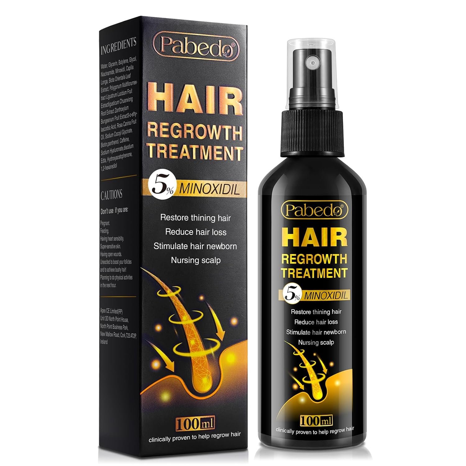 71ut9jTU7HL._SL1500_.jpg NATURE ZIRAN Hair Growth Serum - 5% Minoxidil for Men and Women, Unscented Foam for Hair growth, Natural Hair Growth Thickening Treatment - Image 1