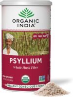 Organic India Whole Psyllium Husk Powder Organic, Vegan, 12 oz (Pack of 1)