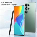 4G Smartphone Unlocked, 6.6" HD+ Display, 4GB+32GB Expandable to 256GB, Android 12, Dual Camera Dual SIM, Long Battery Life, Face ID, OTG, Type-C (Blackish Green) - Image 5