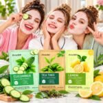 12 Pack Face Mask,Face Masks Skincare for Kids Women Men Boy,Teen Girl Gifts Trendy Stuff,Stocking Stuffers,Collagen Face Mask Spa Gifts,Boo Basket Stuffers Hydrating Face Masks for for All Skin Types - Image 4