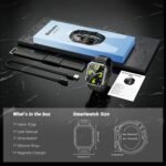 Military Smart Watch for Men with 100-Day Standby/Flashlight/Compass - Image 9