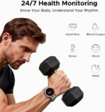 ANYWISE W1 LITE Smart Watches for Men, 1.43''AMOLED Mens Smart Watch for Android/iOS, 5ATM Waterproof Fitness, 170+ Sports Modes, Answer/Make Calls/12 Days Battery/Heart Rate/Sleep Monitor - Image 6