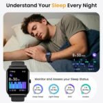 Fitpolo Smart Watches for Men Android & iPhone, Alexa Built-in [1.8" HD Screen] IP68 Waterproof Fitness Watch with Bluetooth Call (Answer/Make), Heart Rate/Sleep/SpO2 Monitor, 105+ Sports Tracker - Image 5