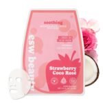 ESW Beauty Strawberry Coco Rosé Soothing Face Mask, Korean Skin Care 1 Pack
